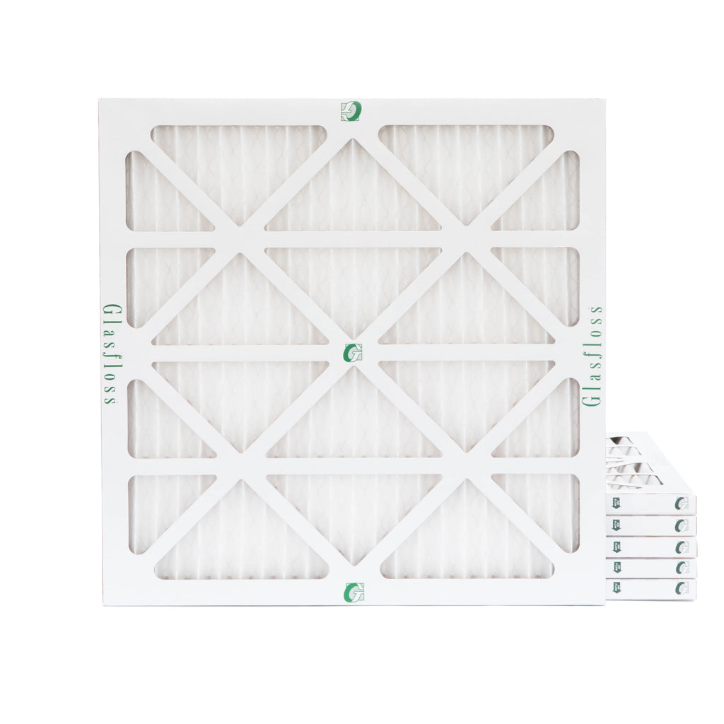 20x22x1 MERV 13 Pleated AC Furnace Air Filters by Glasfloss Industries. 6 Pack