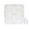 20x22x1 MERV 13 Pleated AC Furnace Air Filters by Glasfloss Industries. 6 Pack