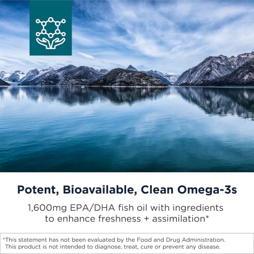 Designs for Health OmegAvail Hi-Po - TG (Triglyceride) Omega-3 Fish Oil Supplement, 1600mg EPA/DHA per Serving with Lemon + Vitamin E to Minimize Fishy Taste