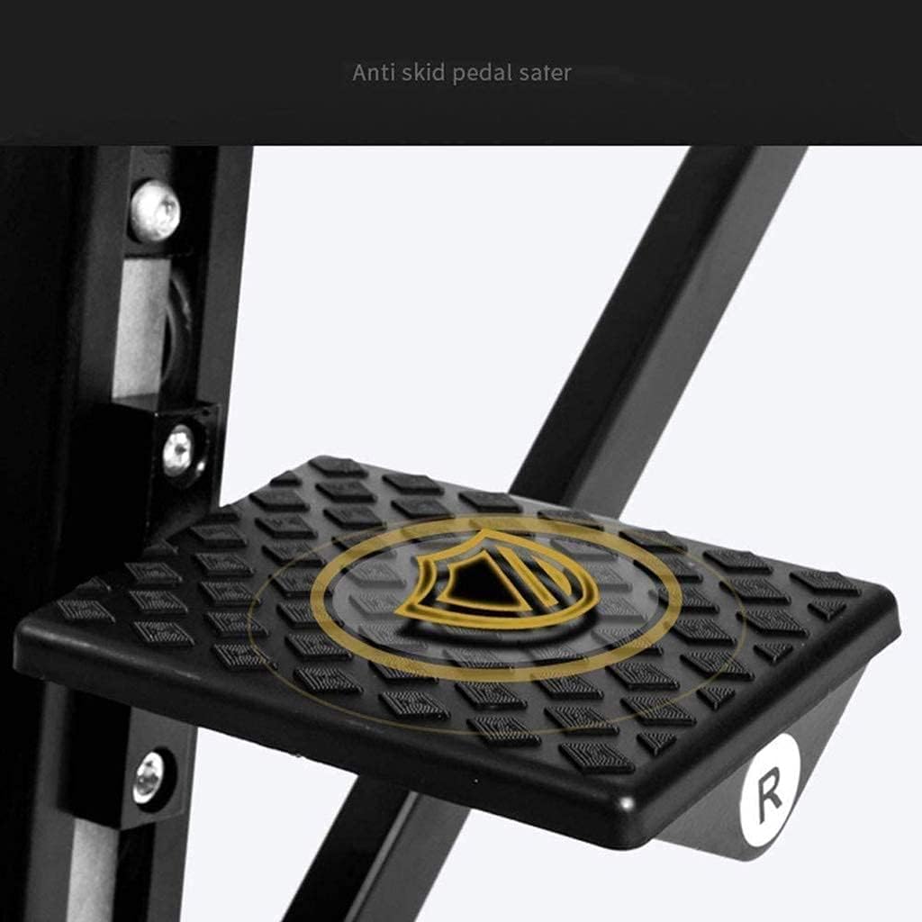 Stepper Vertical Climber, Climbing Machine Home Gyms Fitness Equipment - Pedal Machine Adjustable Height Anti-Slip Desig with Monitor Efficency