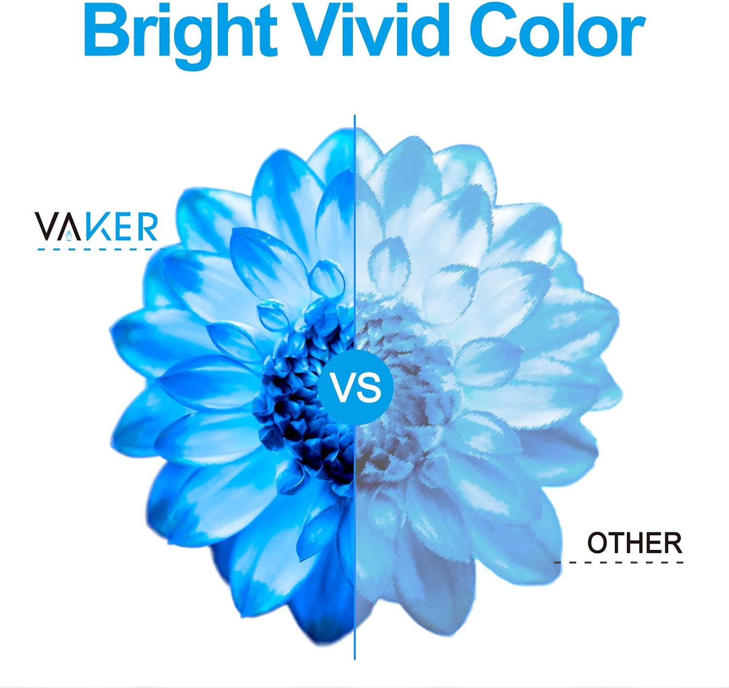 VAKER Remanufactured Ink Cartridge Replacement for HP 67 67XL to fit with HP Envy 6052 6058 6075 DeskJet 2732 2755 DeskJet Plus 4152 4155 4158 Printer (1 Black 1 Tri-Color) Pack of 2