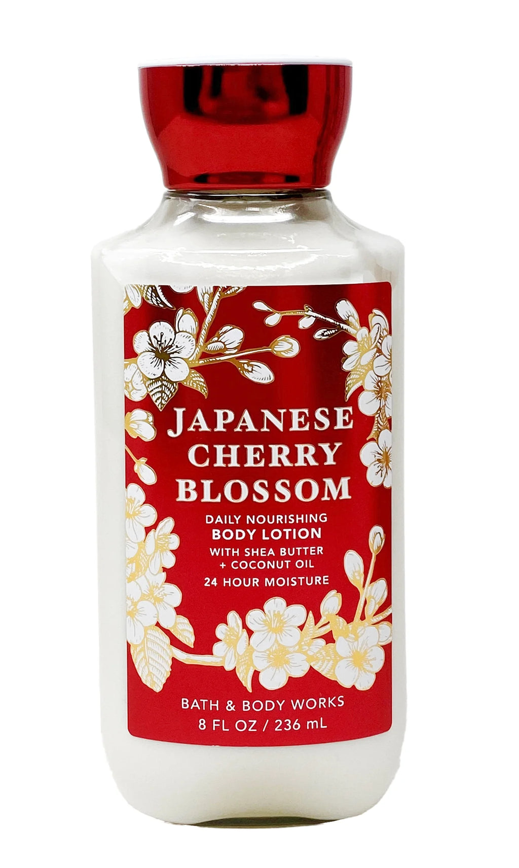Bath & Body Works Japanese Cherry Blossom - Gift Bag Set - Fine Fragrance Mist, Shower Gel , Body Lotion and Hand Cream With a Natural Oats Sample Soap