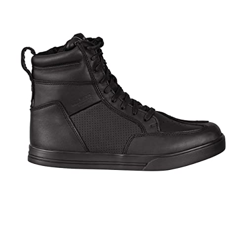 SHIMA Blake Motorcycle Shoes for men - Leather, Breathable, Reinforced Street Riding Shoes with Side Zipper