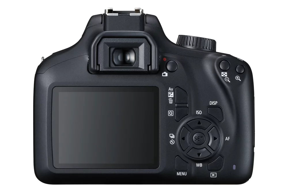 Canon EOS 4000D / Rebel T100 with EF-S 18-55mm III Lens - Pro Bundle Includes: Sandisk Ultra 32GB SD, LED Light Kit, 6PC Filter Kit, Tripod, Gadget Bag and More