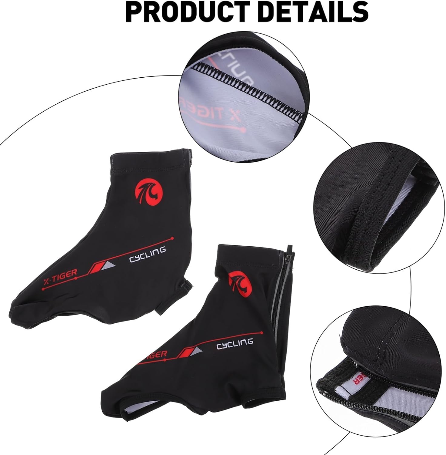 INOOMP 1 Pair Reflective Overshoes Biking Gear Cycling Overshoes MTB Overshoes Outdoor Footwear Mountain Bike Overshoes Cycling Shoe Guard Cycling Shoe Covers Dessert Spring and Summer