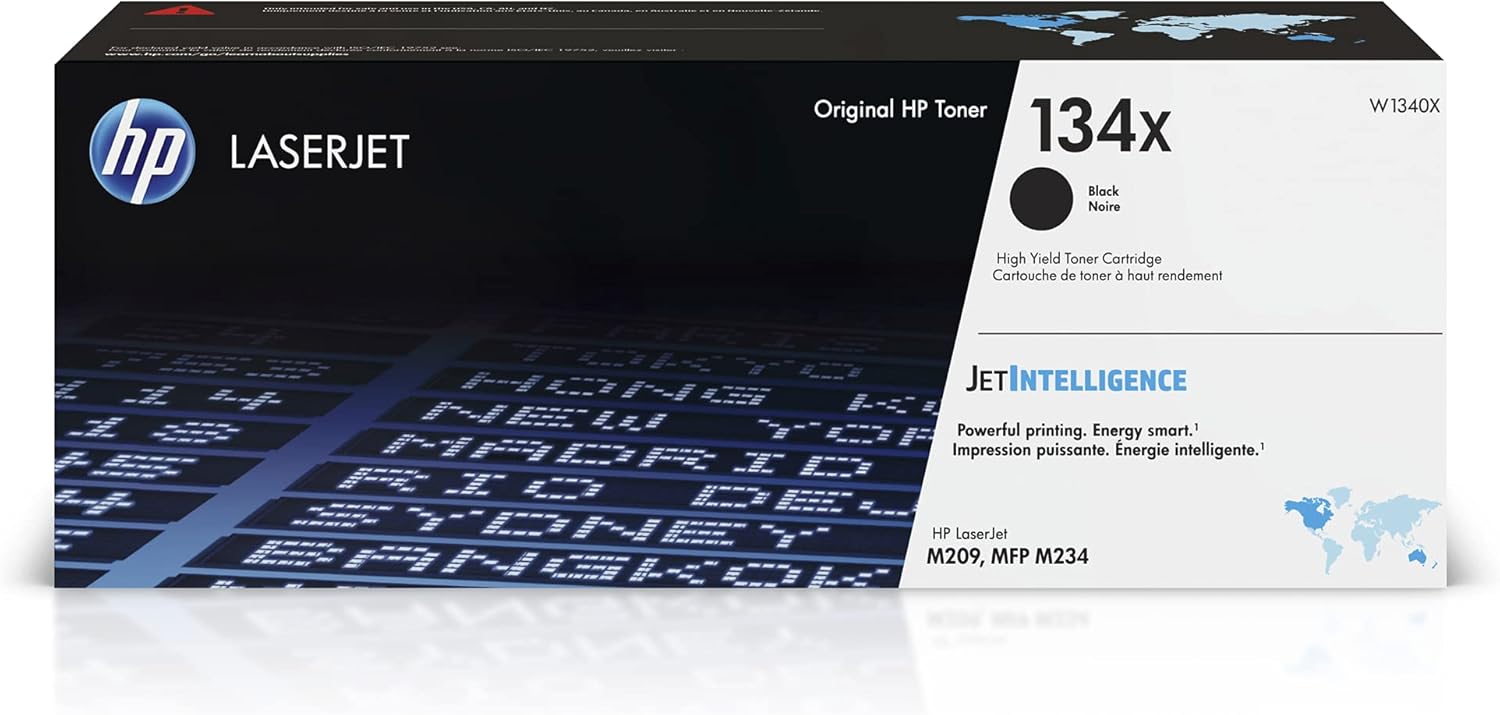 HP 134X | W1340X | Toner-Cartridge | Black | High Yield Pack of 2