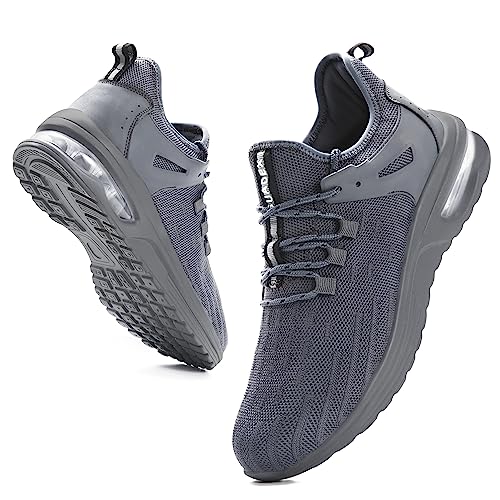 SUADEX Indestructible Steel Toe Shoes Men Women Lightweight Work Shoes for Men Comfortable Composite Toe Safety Shoes