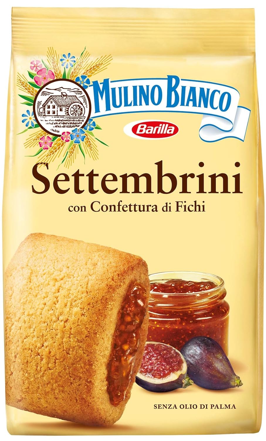 Mulino Bianco | Italian Biscuits | Mulino Bianco, Settembrini | Cookies From Italy | 8.81 Ounce Total Weight