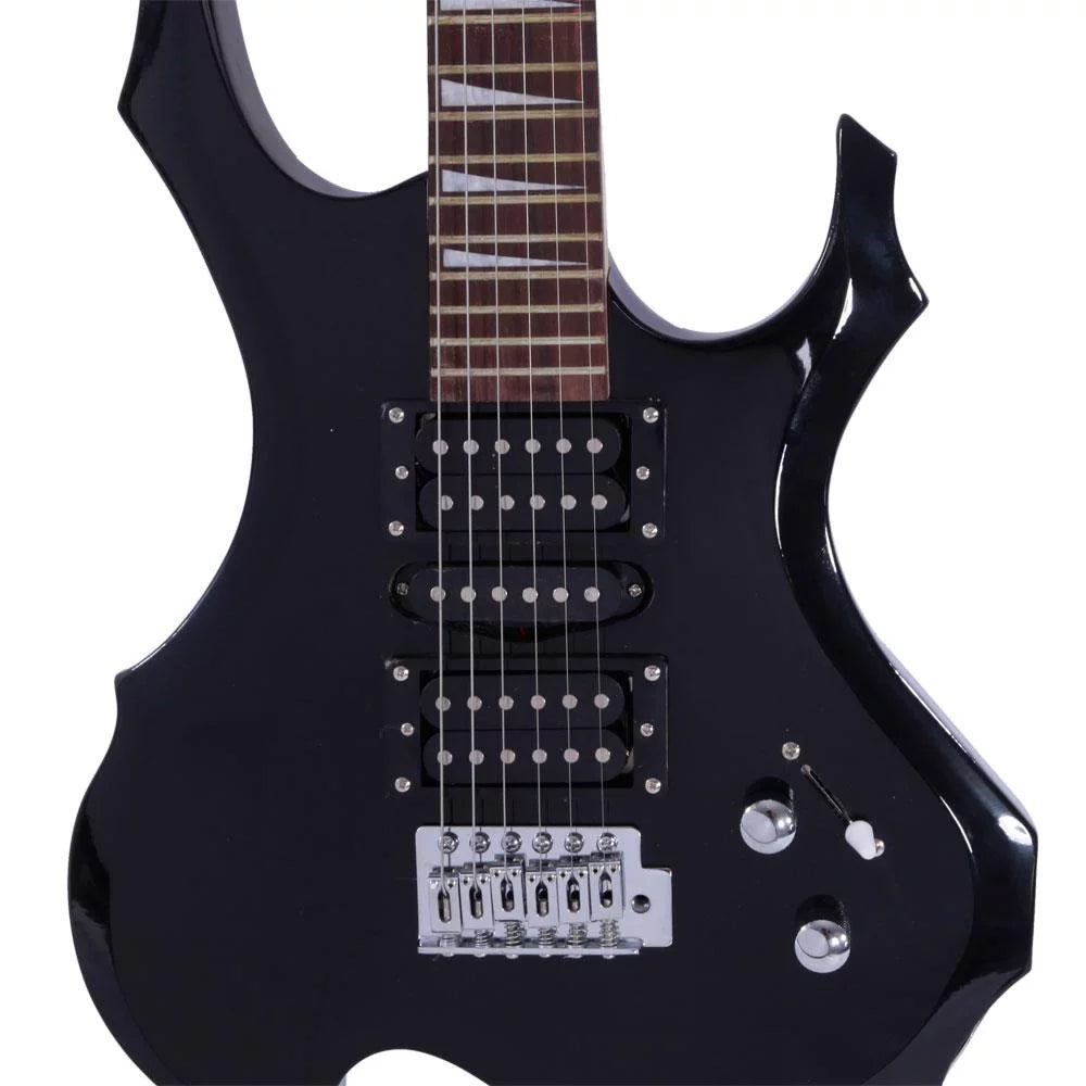 GoDecor Adult Professional Electric Guitar With Bag Pick and More,Black