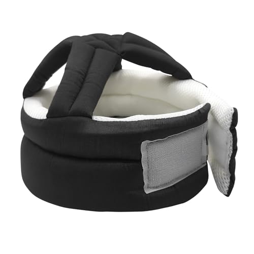 Elderly No Bumps Head Protective Hat Soft Head Protection Bonnet with Chin Strap for Patient Seniors Anti-Fall Safety Helmet