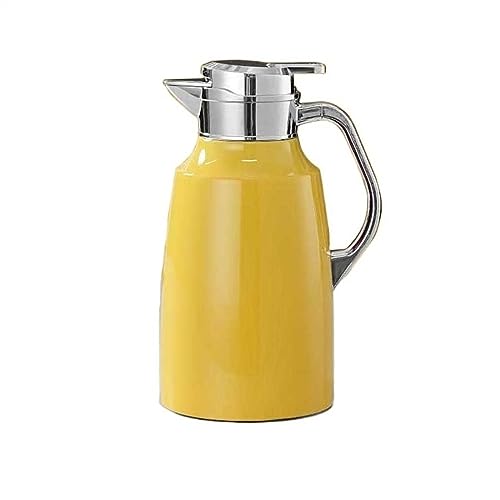 Thermal Coffee Carafe Big Capacity 2L Thermoses Thermal Hot Water Jug Double Layer 304 Stainless Steel Coffee Insulation Pot Home Insulated Coffee Carafes