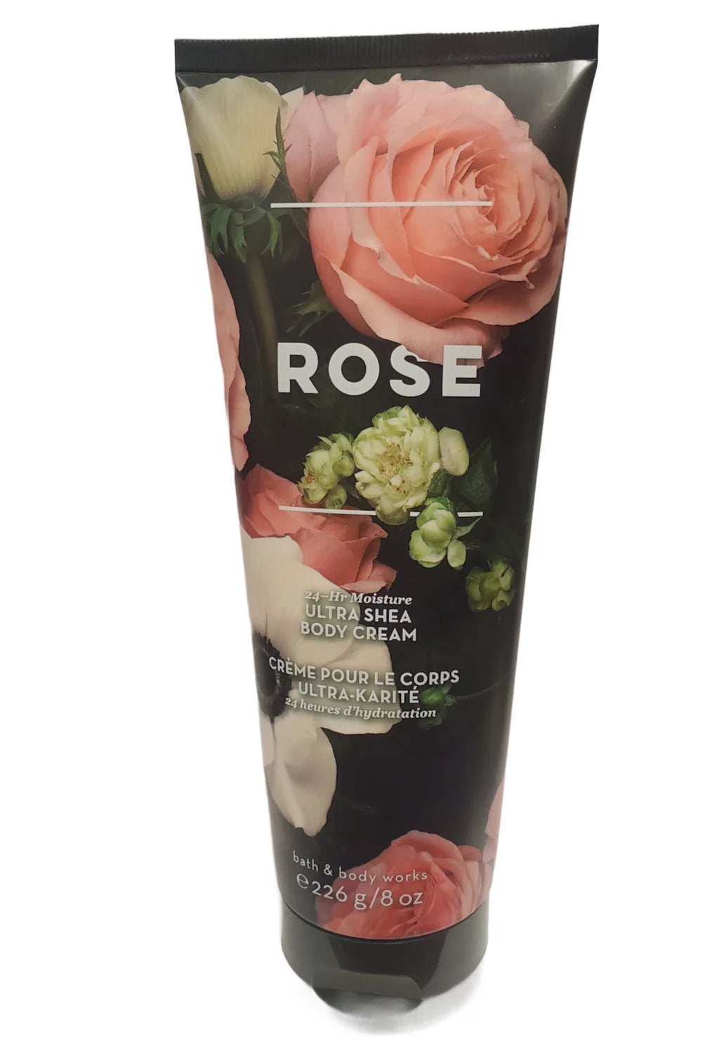 Bath and Body Works Rose Ultra Shea Body Cream 8oz & Shower Gel 10oz