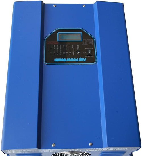 3000W Peak 9000W Pure Sine Wave Power Inverter, Low Frequency Inverter DC 48V to AC 120V with Battery AC Charger Power Inverters
