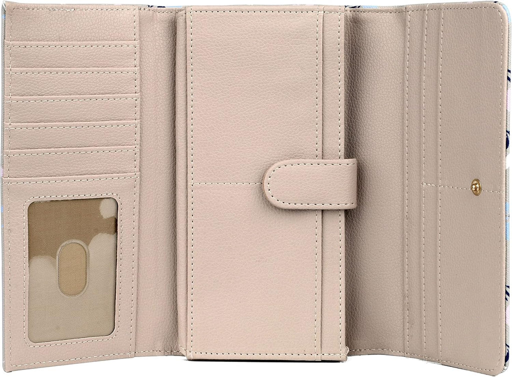 Julia Buxton Trudy Bianca Trifold Wallet