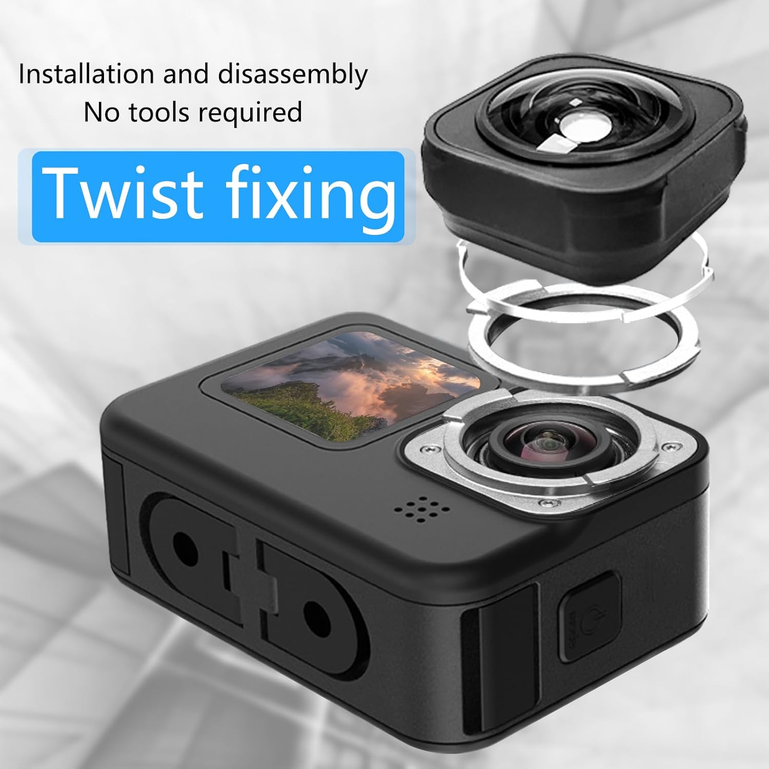 Max Lens mod Compatible with GoPro HERO9/10/11/12 Black -