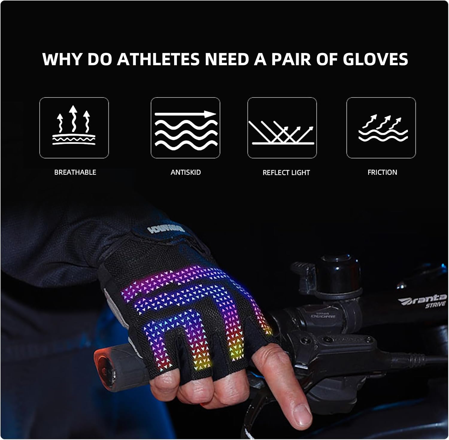 Half Finger Workout Gloves for Men and Women, Exercise Gloves for Weight Lifting, Cycling, Gym, Training, Breathable and Snug Fit(XL, Gray)