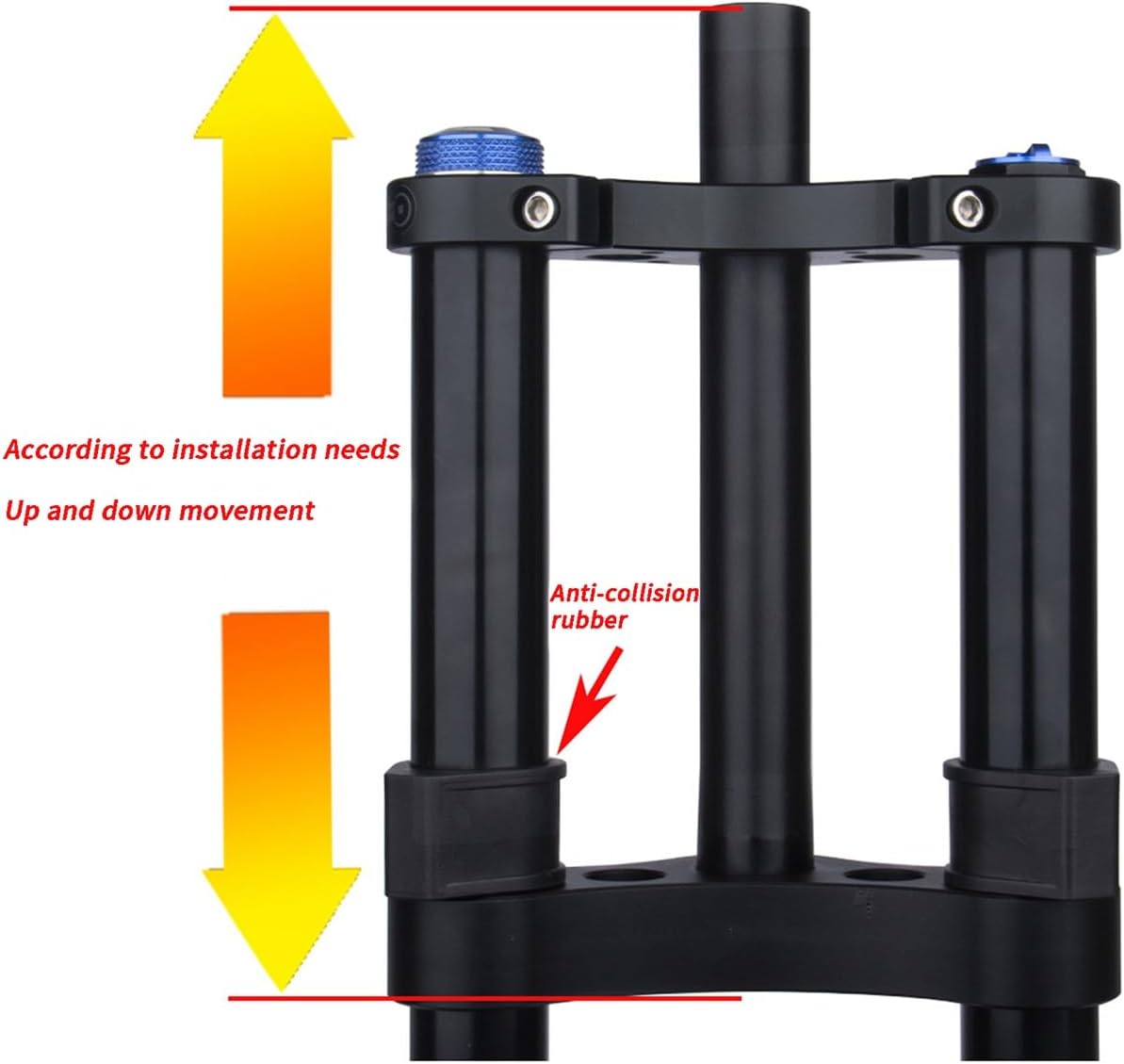Bikes Front Fork 27.5 29 Inch Downhill Mountain Bikes Suspension Fork Rebound Adjust Double Shoulder Front Fork Thru Axle 15x110mm Boost