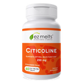 EZ Melts Citicoline Supports Optimal Brain Function, 250 mg 60 Tablets, Strawberry Flavored, Vegan Dietary Supplements, Dissolvable and Fast Melting