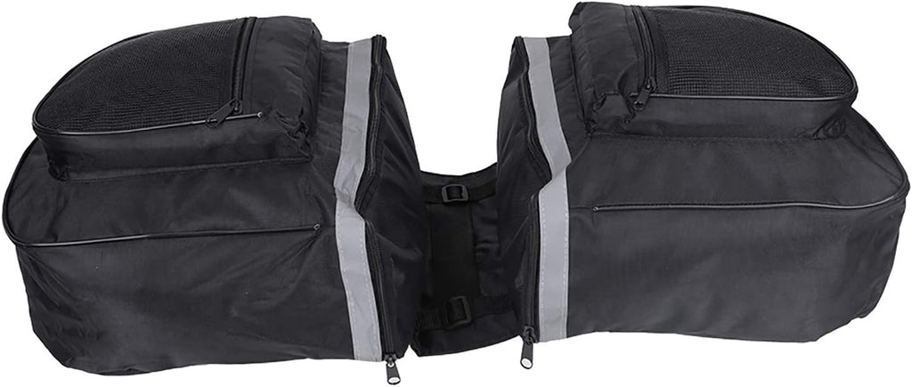 25L Bicycle Rack Bag Bicycle Rear Seat Bag Bike Rear Carrier Bag Double Side Bike Rack Bag Rear Rack Bike Pack Cycling Gear Carrier