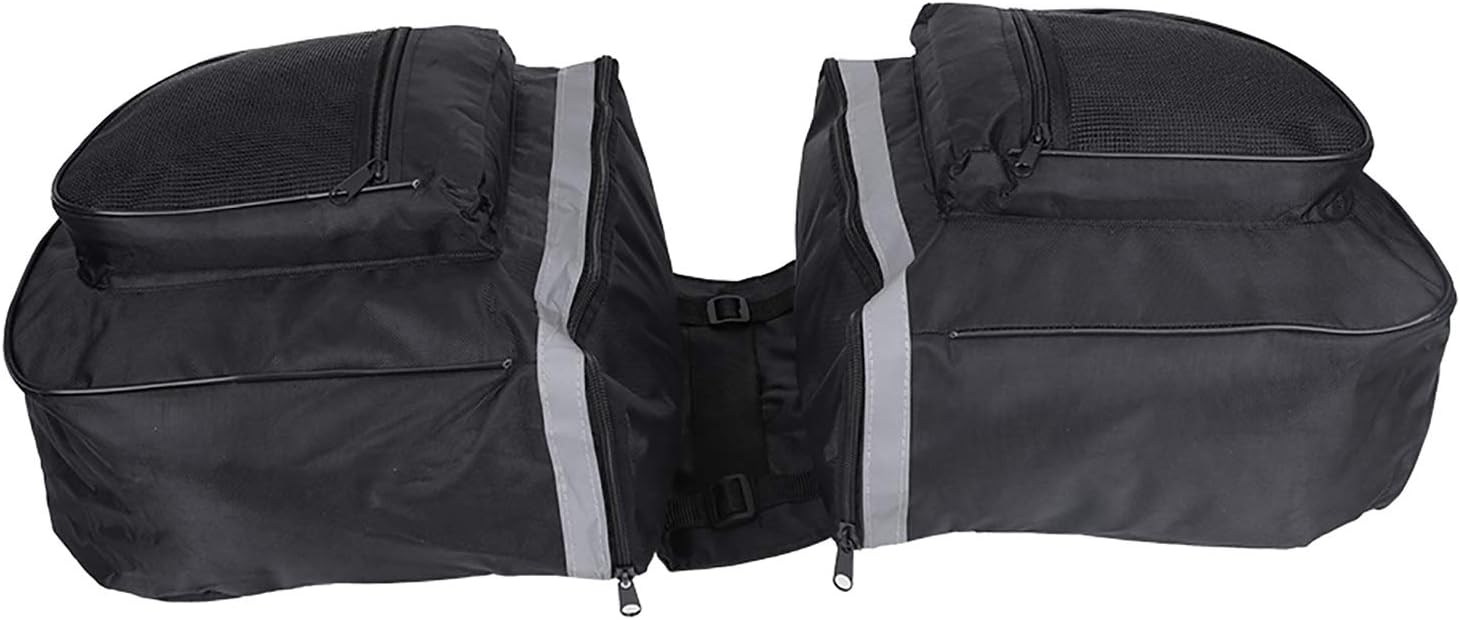 25L Bicycle Rack Bag Bicycle Rear Seat Bag Bike Rear Carrier Bag Double Side Bike Rack Bag Rear Rack Bike Pack Cycling Gear Carrier