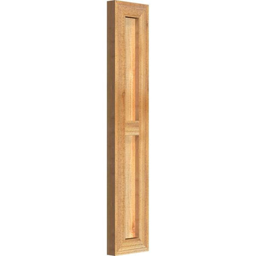6 3/4x22W x 34x22H TimberCraft Two 3 3/8x22 Boards Framed Board-n-Batten Shutters, Rough Sawn Western Red Cedar (Per Pair)