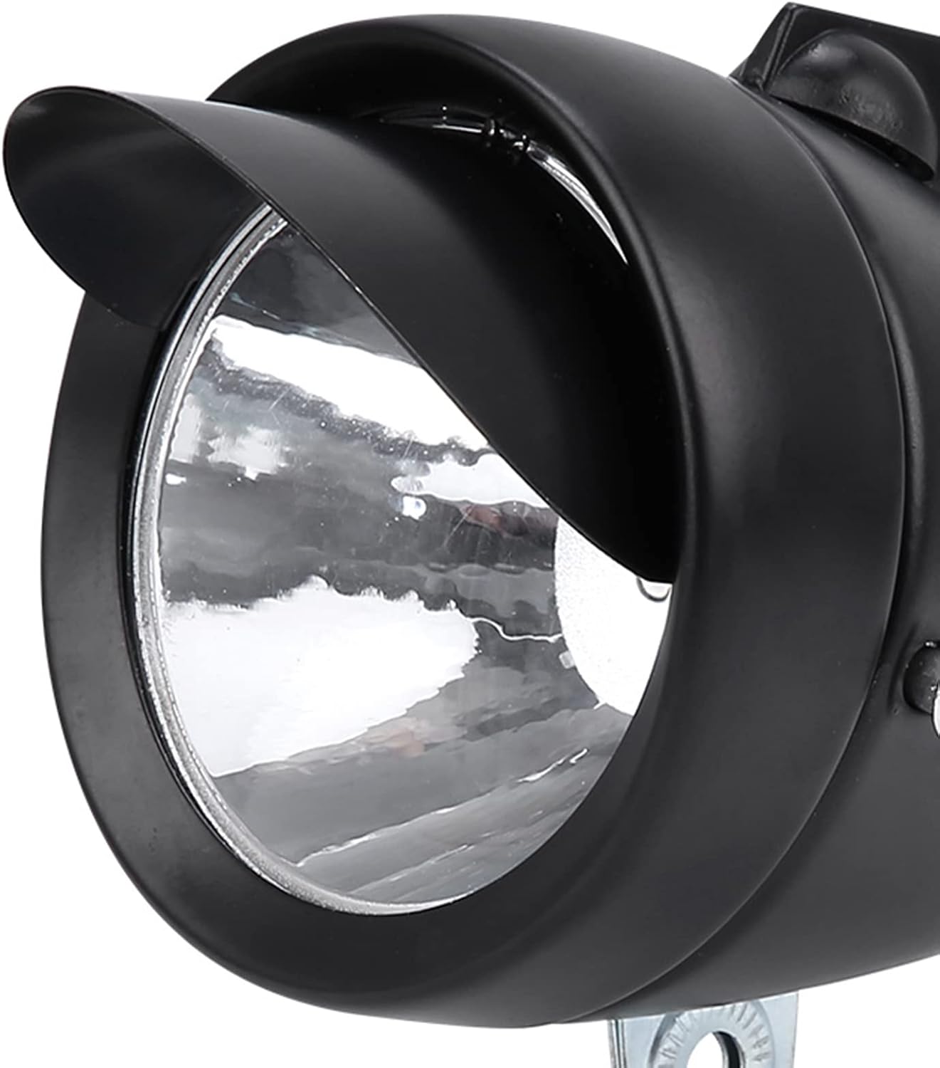 Led Super Light Retro Front Headlight Vintage Bike Head Light with Visor Vintage Bike Headlight Light Front Lights Retro Lamp 7 Led Fixie for and Rear Batter