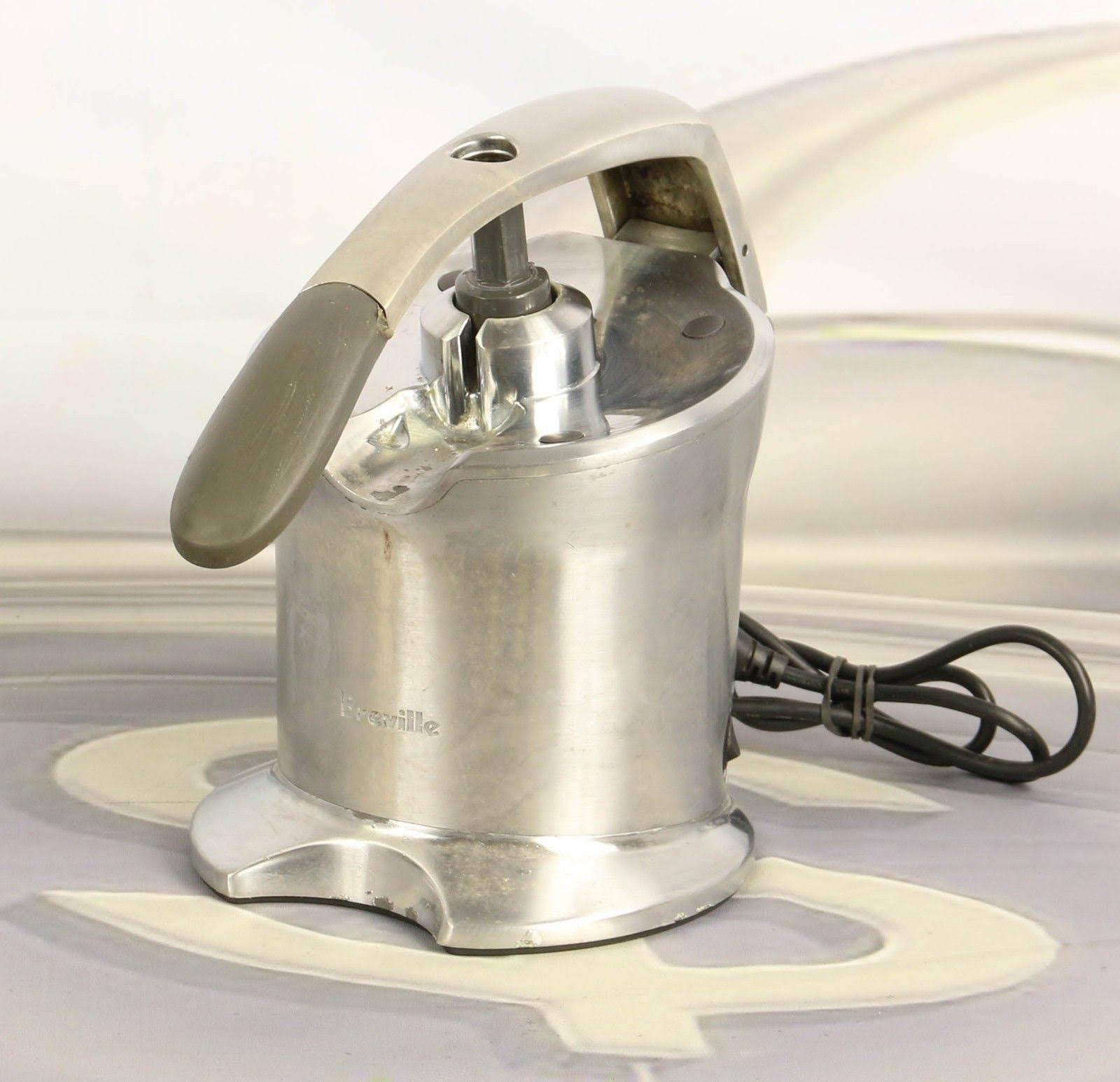 Breville 800cpxl Die-Cast Stainless-Steel Motorized Citrus Press