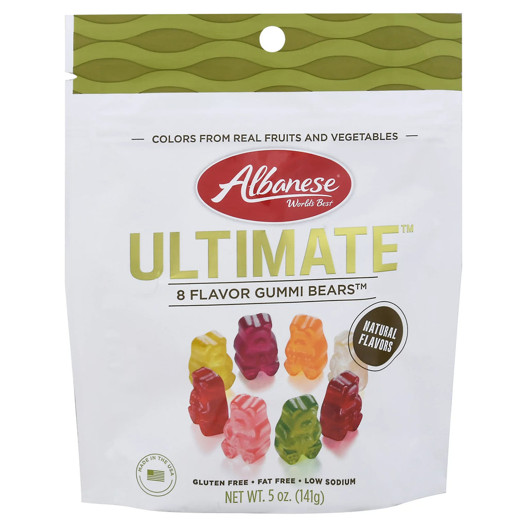 Albanese Confectionery 9049280 5 oz Ultimate Assorted Colors Gummi Bears, Pack of 6