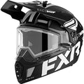 FXR Clutch X Evo Snowmobile Helmet Electric Shield Anti-Fog Breath Box White - FMVSS 218