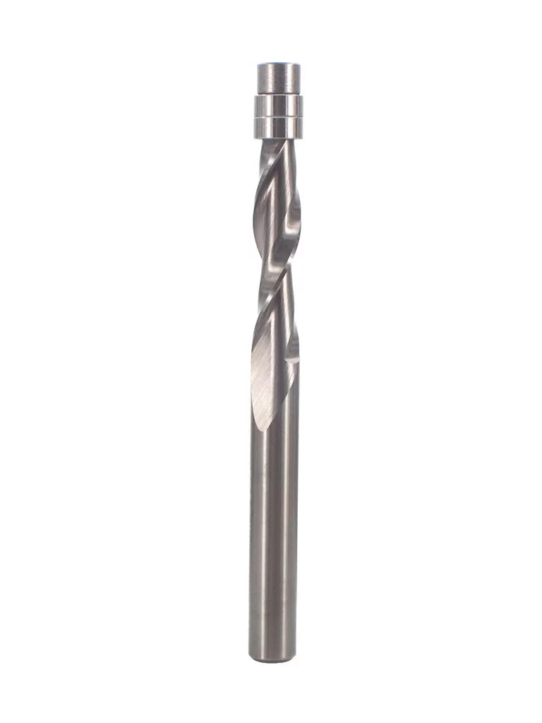 Whiteside RFT2100 Spiral Flush Trim Up Cut Router Bit for Woodworking - 1/4"SH, 1/4"CD, 1"CL