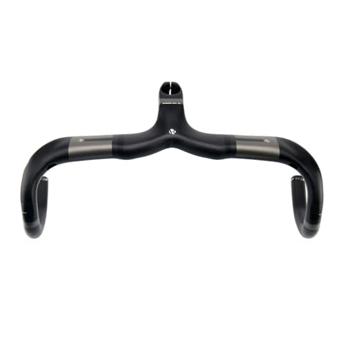 Carbon Fiber Handlebars Integrated 28.6mm Carbon Handlebars Carbon Bicycle Drop Handlebars Iightweight Carbon Handlebar Drop Handlebar Road Bike 400/420/440mm