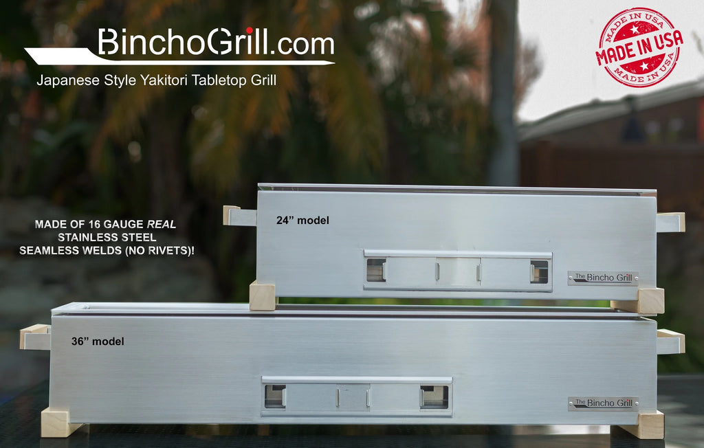 36" Yakitori Tabletop Charcoal Grill (GR915L)