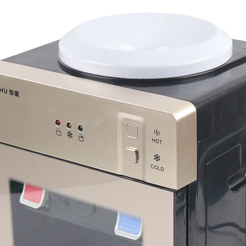 5 Gallon Top Loading Countertop Water Cooler Dispenser Cold Hot Water Dispenser