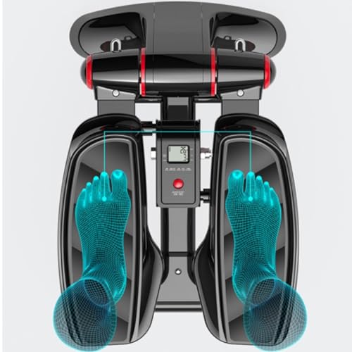 Exercise Bike Silent Under Desk Pedal Exerciser Step Machine for Home/Office Workout, Mini Exercise Training Machine for Arm/Leg Exercise Elderly Rehabilitation Under Desk Bike Pedal Exerciser