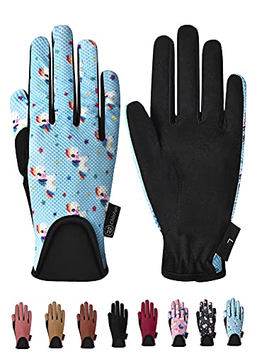 ChinFun Kids Horse Riding Gloves Equestrian Horseback Gloves for Youth Children Boys Girls Outdoor Biking Cycling Running