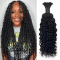 Braiding human hair water
