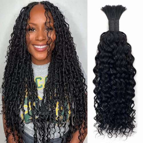 Braiding human hair water