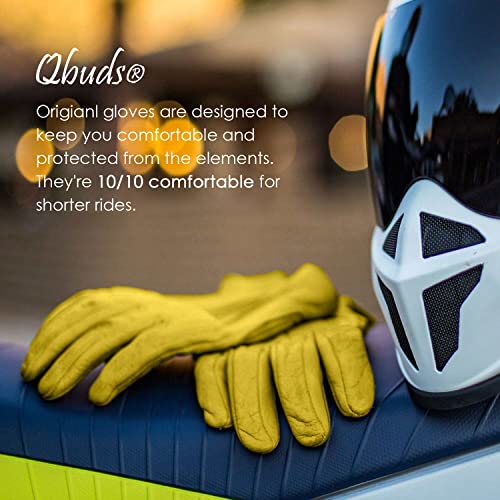 Vintage Classic Motorcycle Gloves Driving Glove Head Layer Cowhide Leather Glove Summer Use,Leather Motorcycle Gloves for Men,Riding Driving Biker Glove