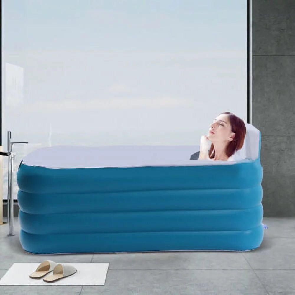 Foldable Portable Modern Automatic Blow Up Bathtub PVC Inflatable Adult Bath Tub