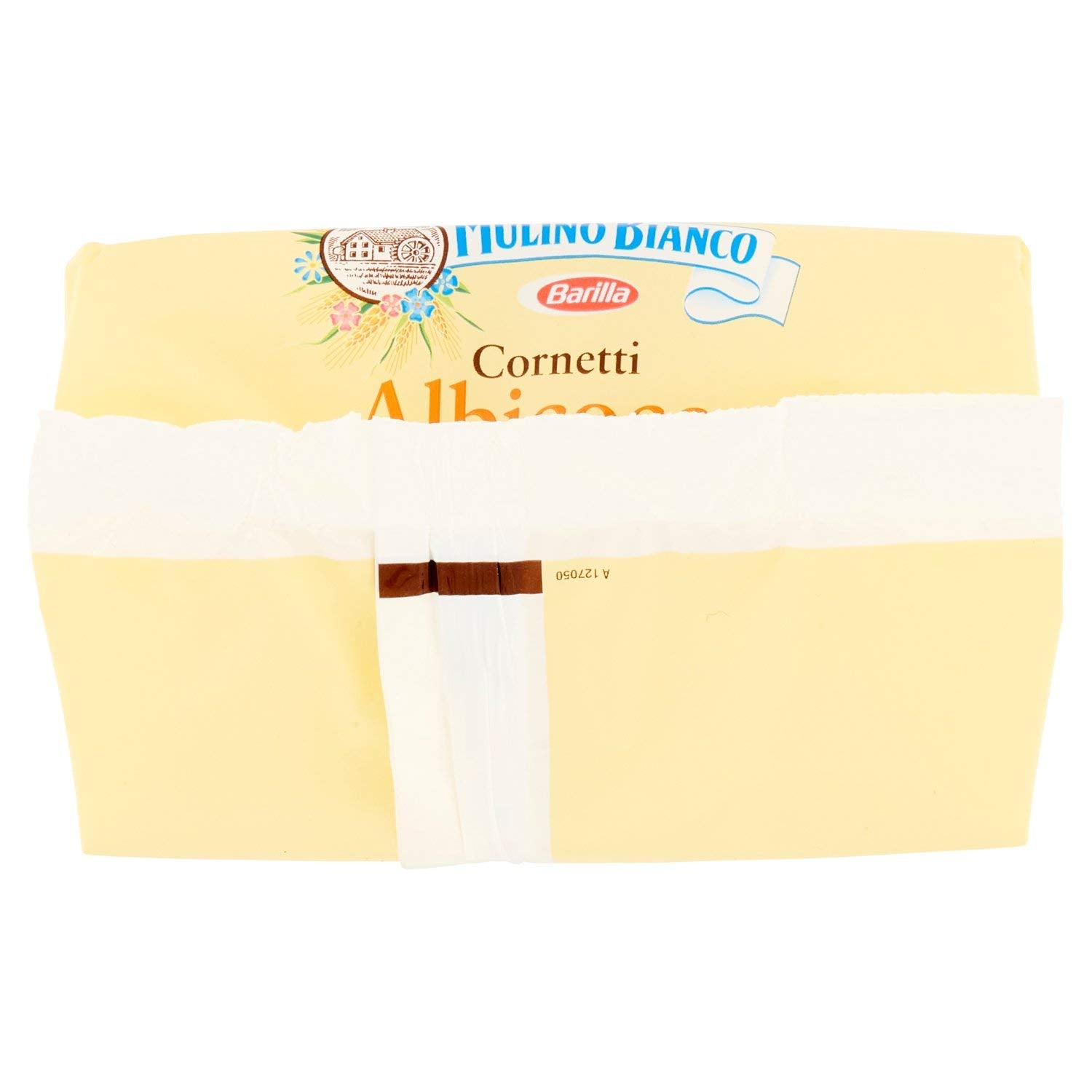 Mulino Bianco: "Cornetti alla Albicocca" 6 croissants with Apricot jam 10.58 Ounces (300g) [ Italian Import ]