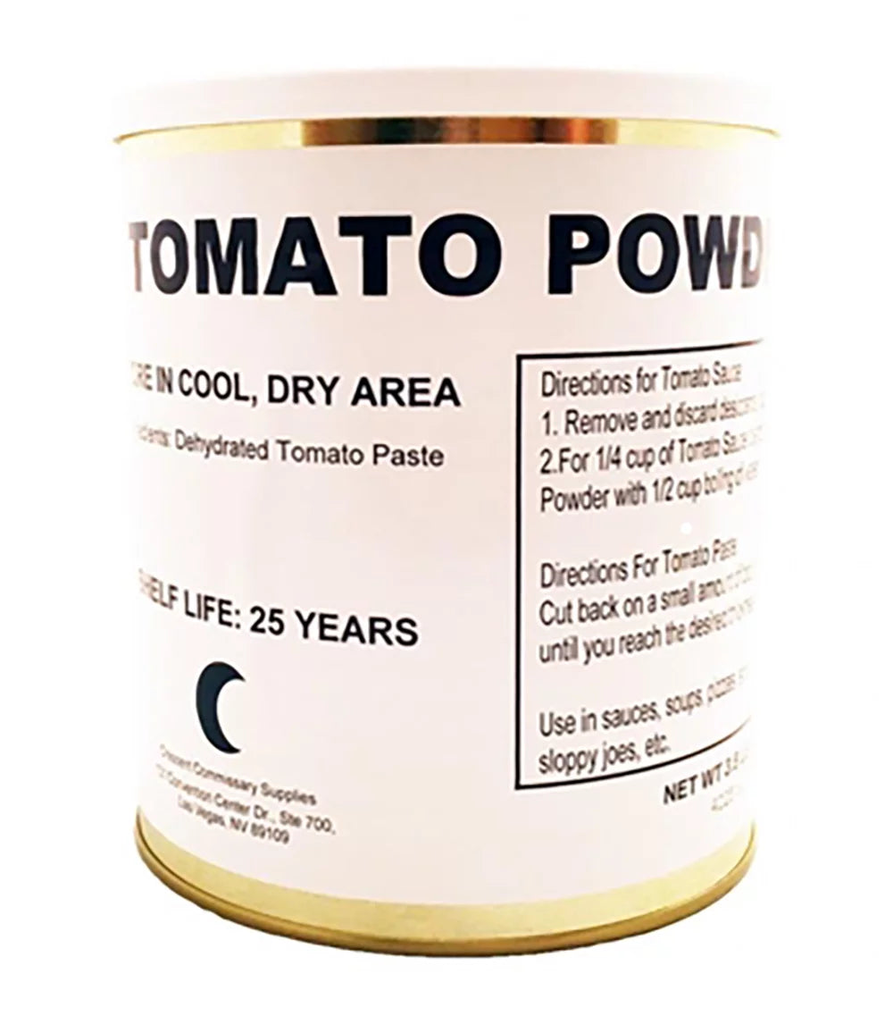 Military Surplus Freeze Dried 25+ Years Long Shelf Life | Emergency Camping Food for Hiking, Backpacking | Tomato Powder #10 Can - 1 Can ✅