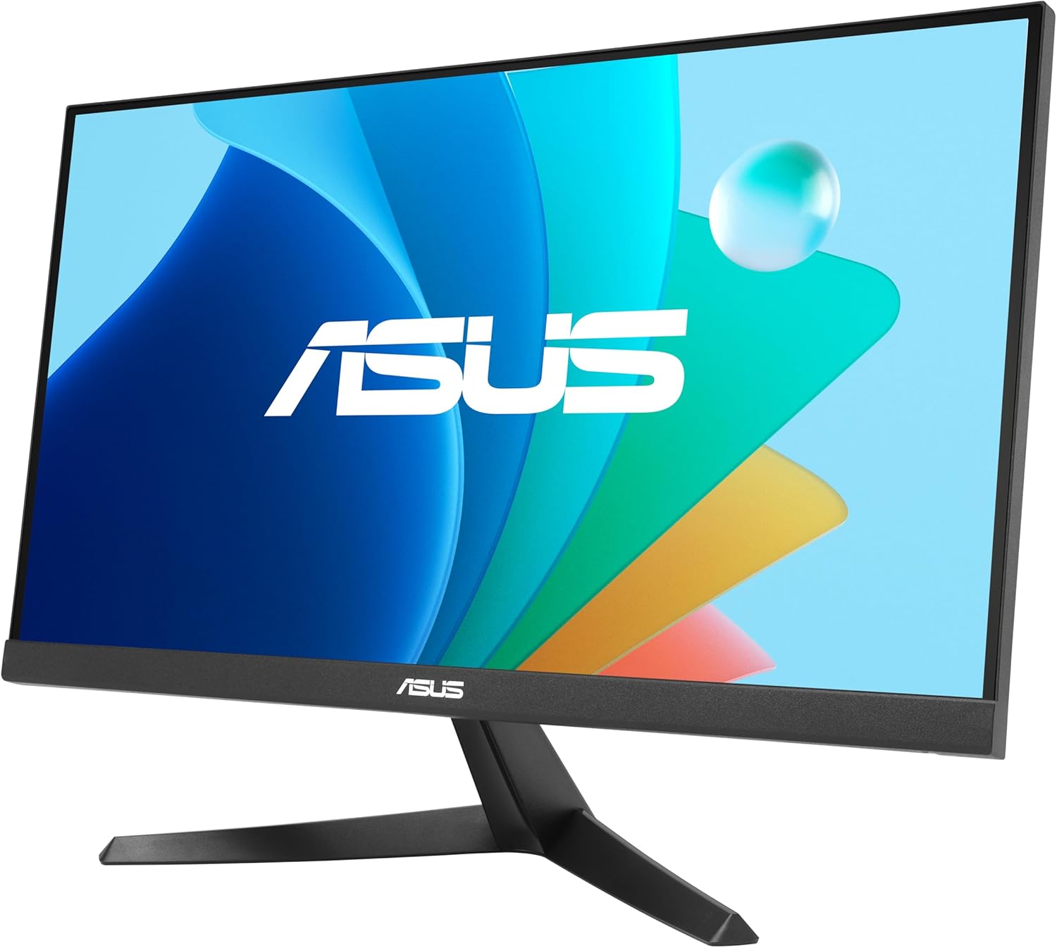 ASUS 22” (21.45" viewable) Eye Care Monitor (VY229HF) - Full HD, IPS, 100Hz, 1ms, SmoothMotion, Adaptive Sync, Eye Care Plus Technology, Blue Light Filter, Flicker Free, Tilt 3 yr Warranty