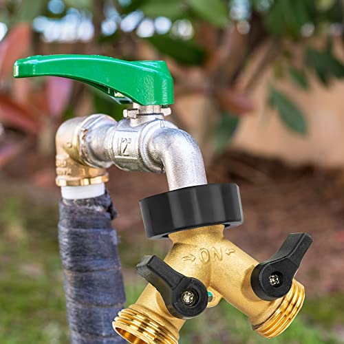 Brass Garden Hose Splitter (2 Way)