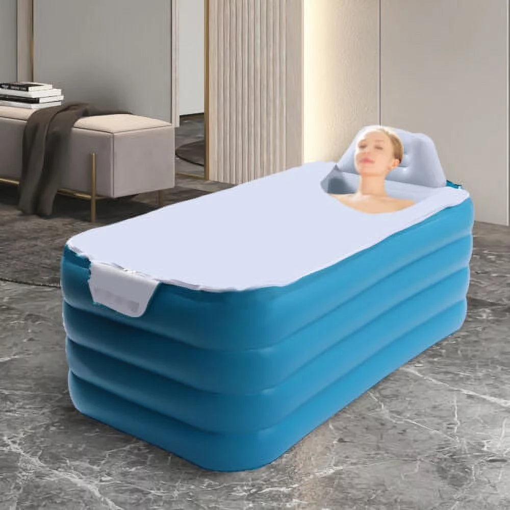 Foldable Portable Modern Automatic Blow Up Bathtub PVC Inflatable Adult Bath Tub