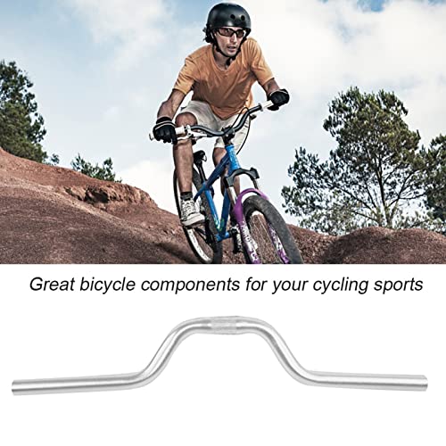 CHICIRIS Bike Riser Bar Bike Handlebars Mountain Bike, Aluminum Bike Fixed Gear Riser Bar Handlebar 25.4Mm*520Mm (Black)