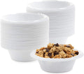 VeZee's Medium Weight White Disposable 12 oz. Plastic Soup Bowls for Elegant Parties, Hotel, Resturants & Home Use|800CT