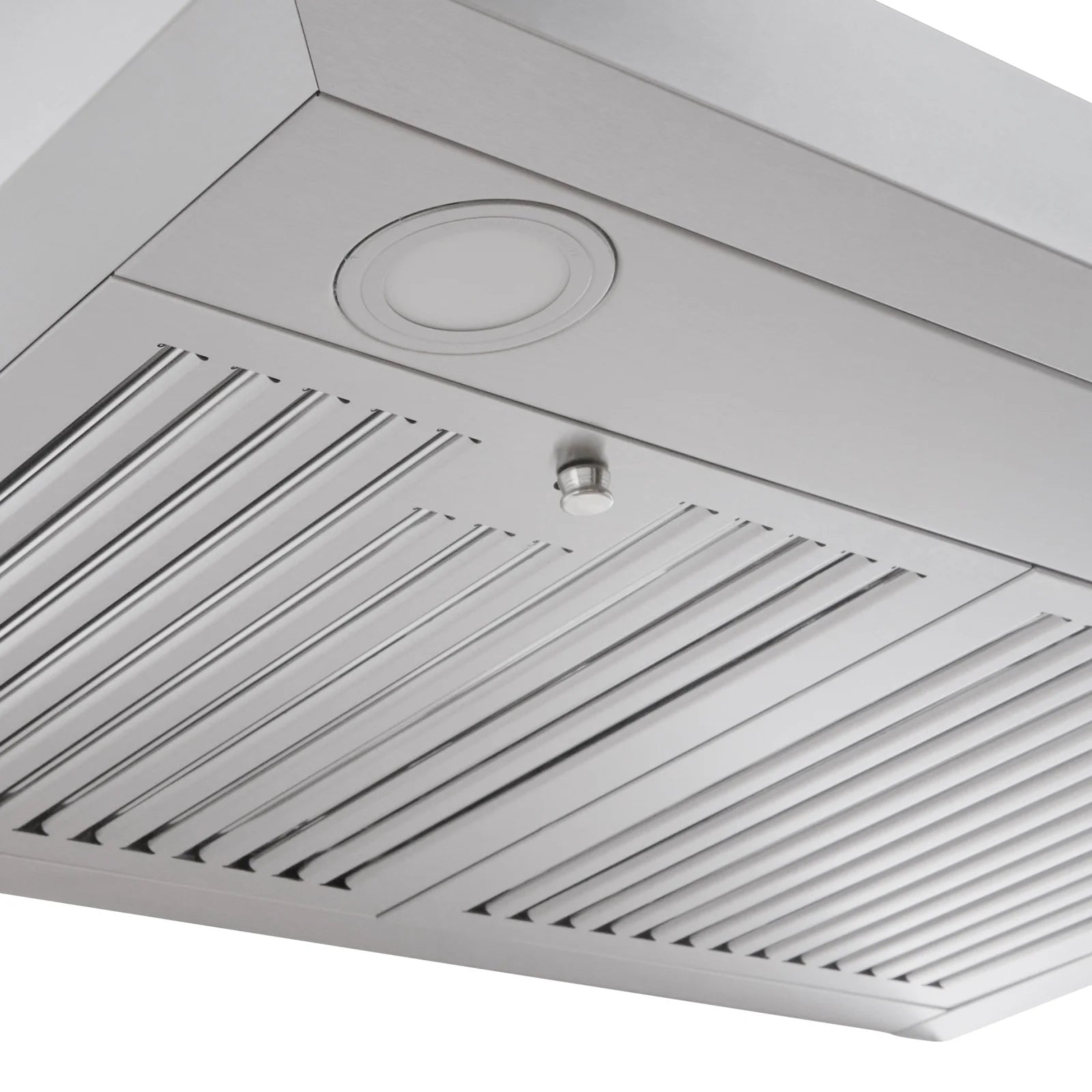 BENTISM 30" 350cfm 3 Speed Wall Mount Range Hood Ductless Kitchen Vent Stainless Steel 6" Round Vent
