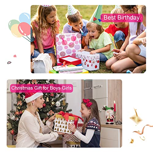 PoderLeo 6V Kids Ride on Motorcycle, Toddler Motorcycle with Music, Mini Motorbike for Kids, 3 Wheeled Electric Motorcycle for Kids, Gift for Boys & Girls