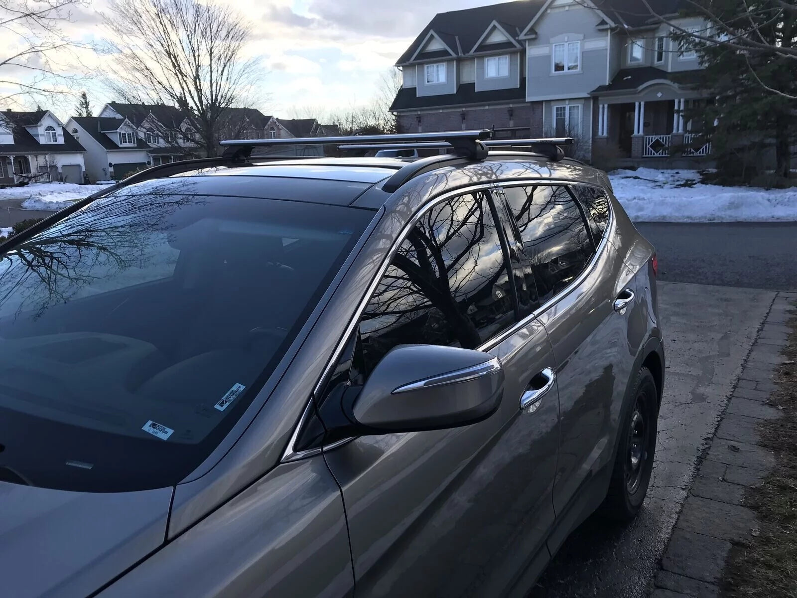 Roof Rack Cross Bars For 2013-2018 Hyundai Santa Fe w/ Existing Roof Rails 38843