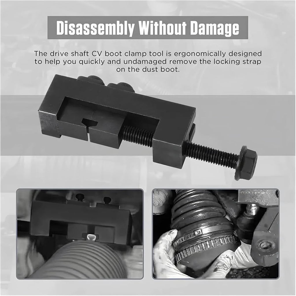 Vehicle CV Boot Clamp Pliers, Auto CV Joint Axle Single Ear Hose Drive Shaft Clamping Tool for Car Dust Boot Locking Straps Removing, OEM 09521-24010 Compatible with ES RX NX RAV4